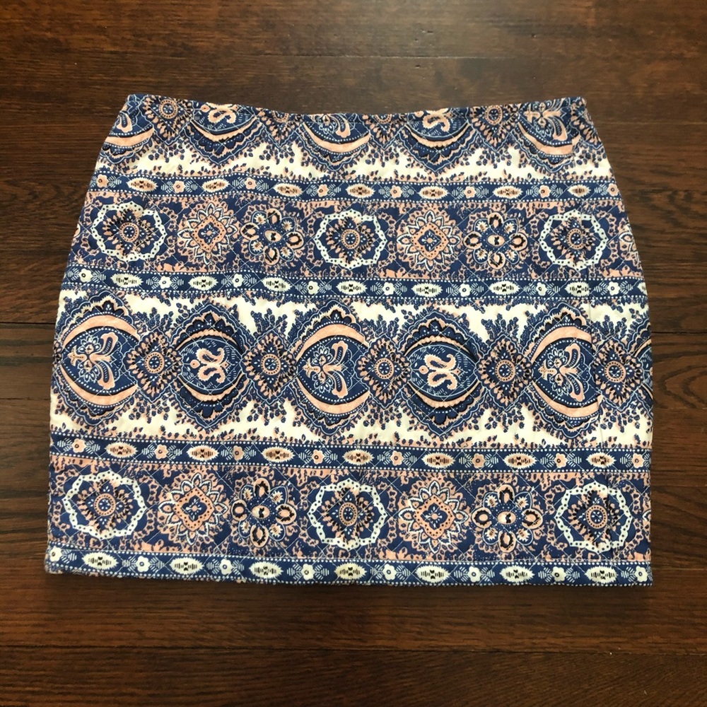 LF quilted mini skirt